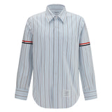 Fine-striped grosgrain poplin Shirt