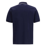 Polo in cotton jersey with short sleeves