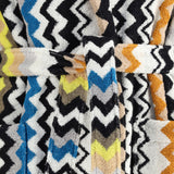Zigzag printed Bathrobe
