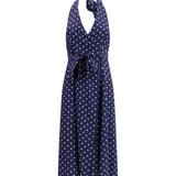 Polka-dot silk Dress
