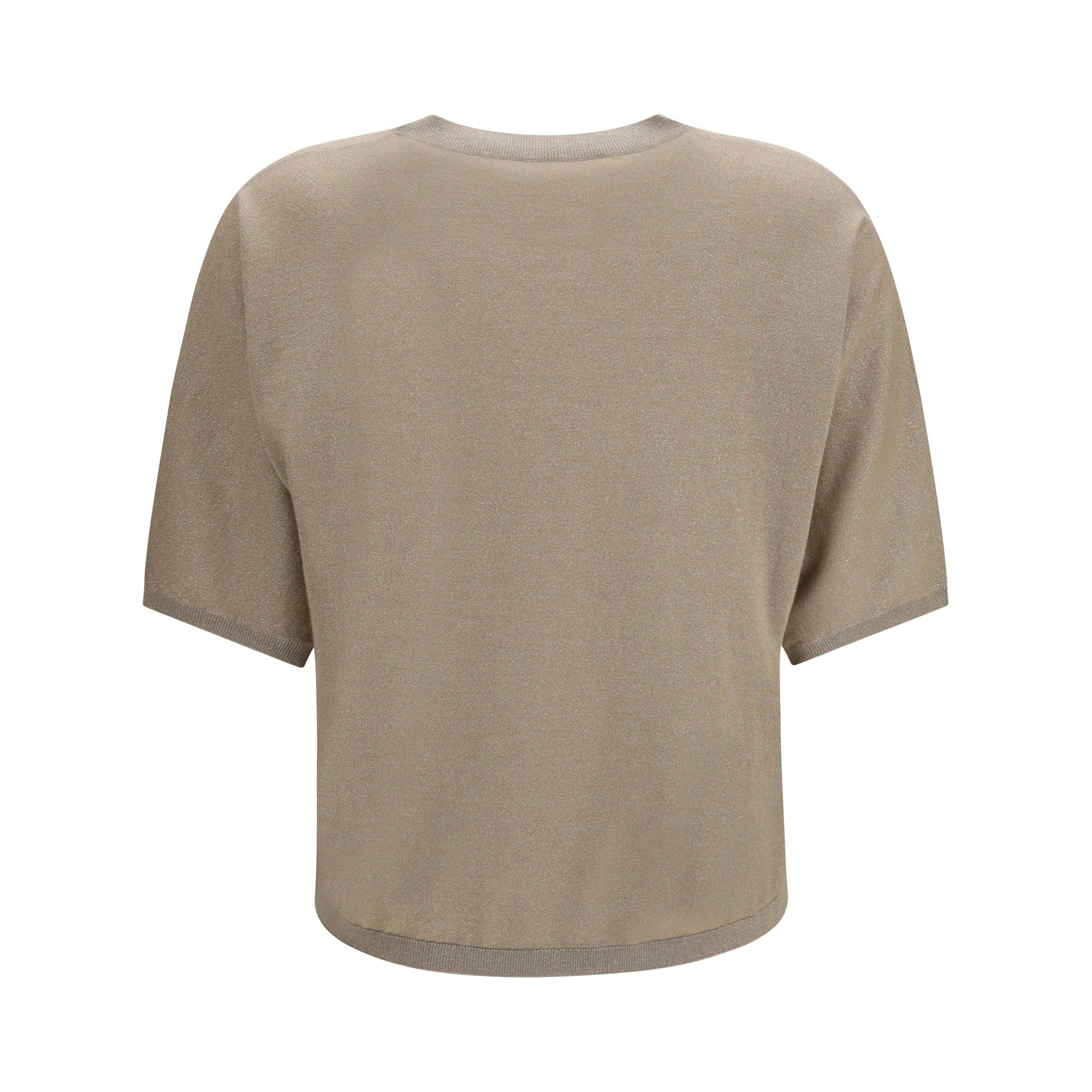 Short-sleeve cashmere and silk Sweater
