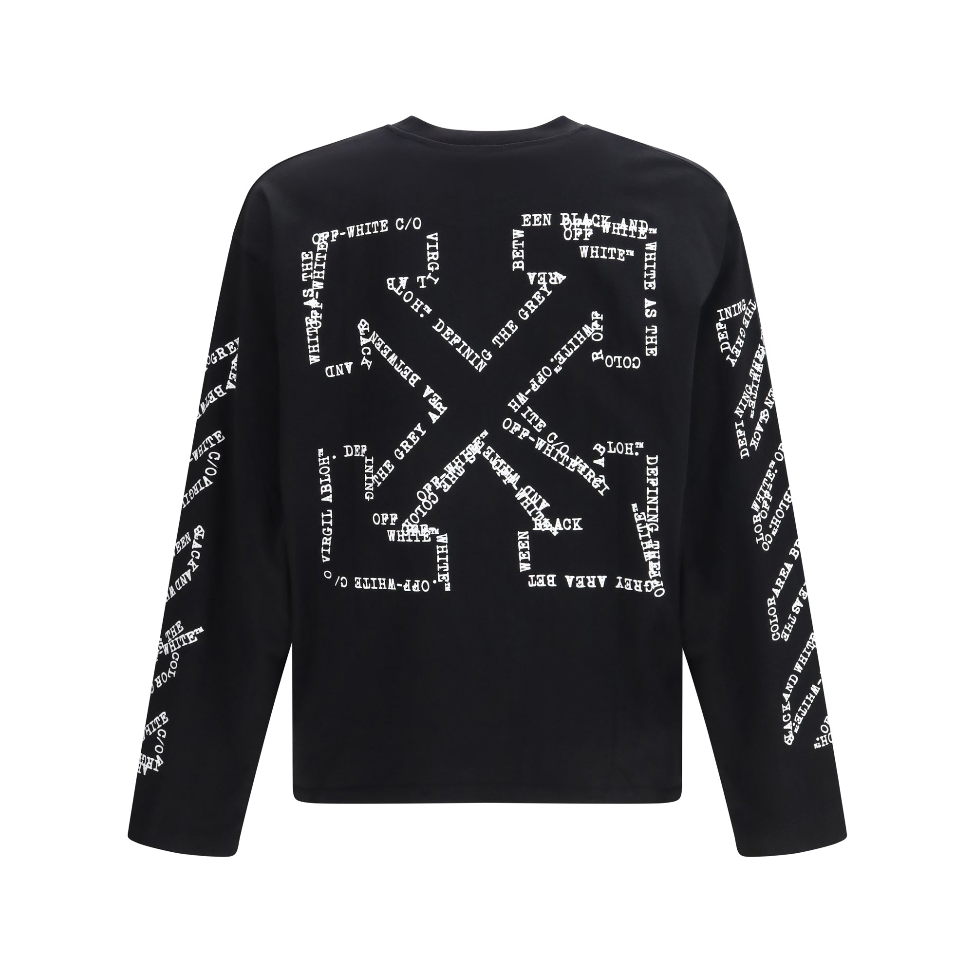 Patterned long-sleeve T-shirt