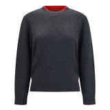 Otis cashmere Sweater with two-tone collar