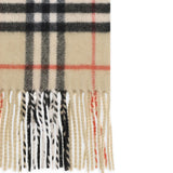 Thin cashmere Check Scarf