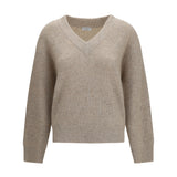Cashmere and mohair V-neck Sweater