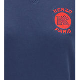 Kenzo Paris Emblem embroidered cotton Sweatshirt