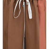 Striped silk Pants