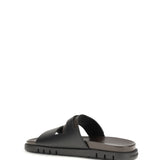 Double-strap leather Sandals