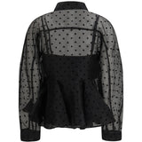 Polka dot organza Shirt