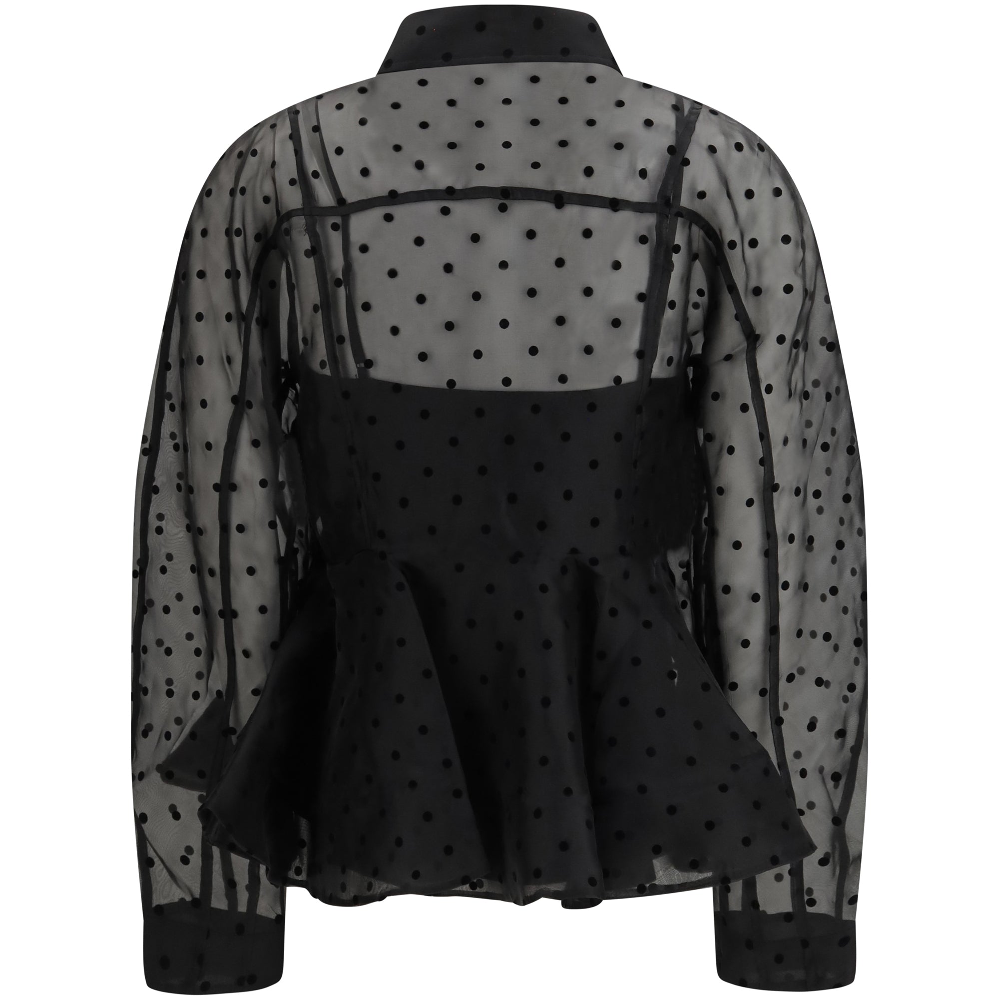 Polka dot organza Shirt