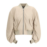 Secchia Flight Bomber in lamb leather