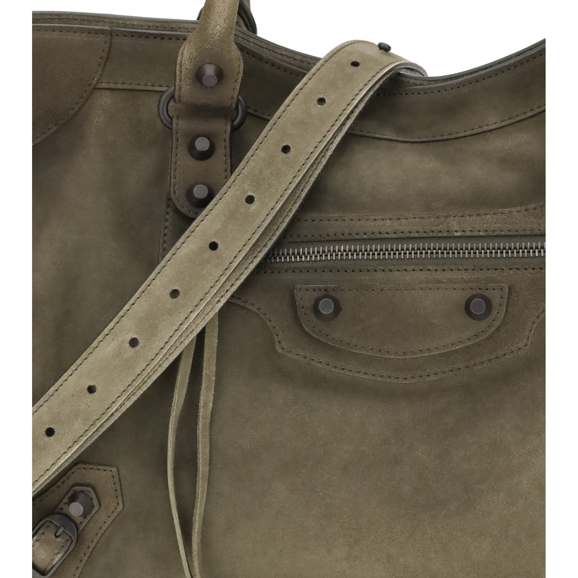 Suede Le City medium Handbag