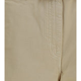 Wide-leg denim Pants with belt