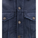Curved-waist Trucker Jacket