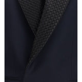 Single breasted Jacket with intrecciato motif