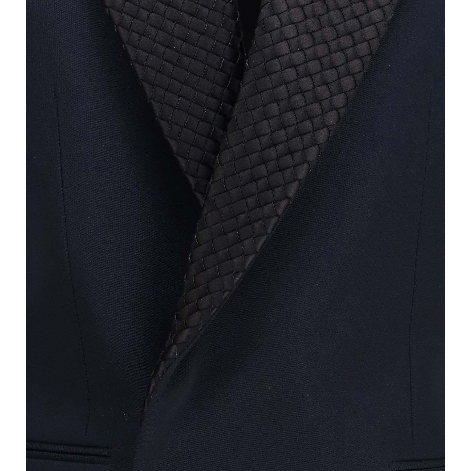 Single breasted Jacket with intrecciato motif