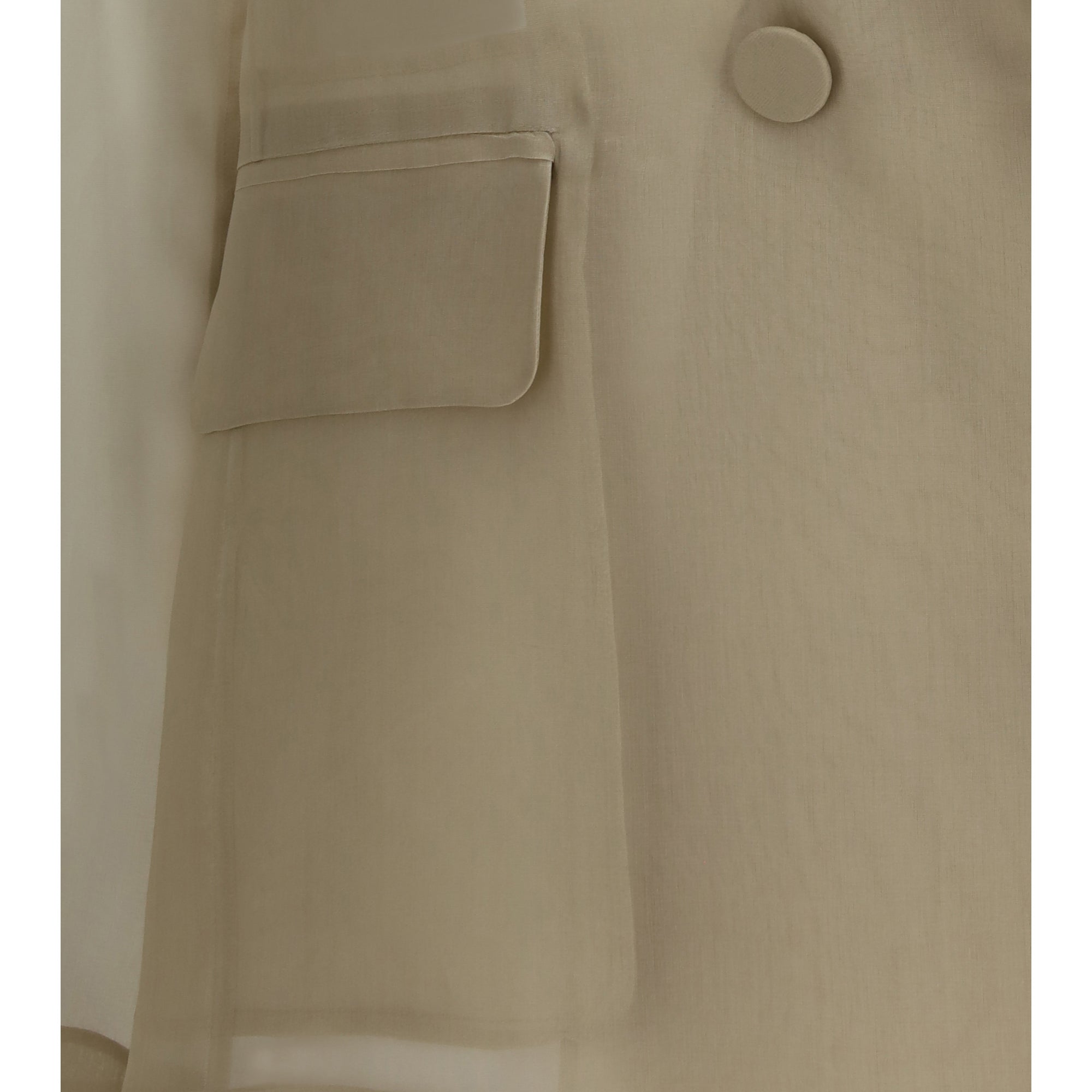 Slogan Jacket in silk organza
