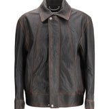 Nappa leather Bomber Jacket