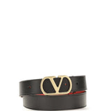 Reversible VLogo Signature Belt