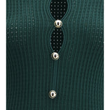Keyhole knit midi Dress