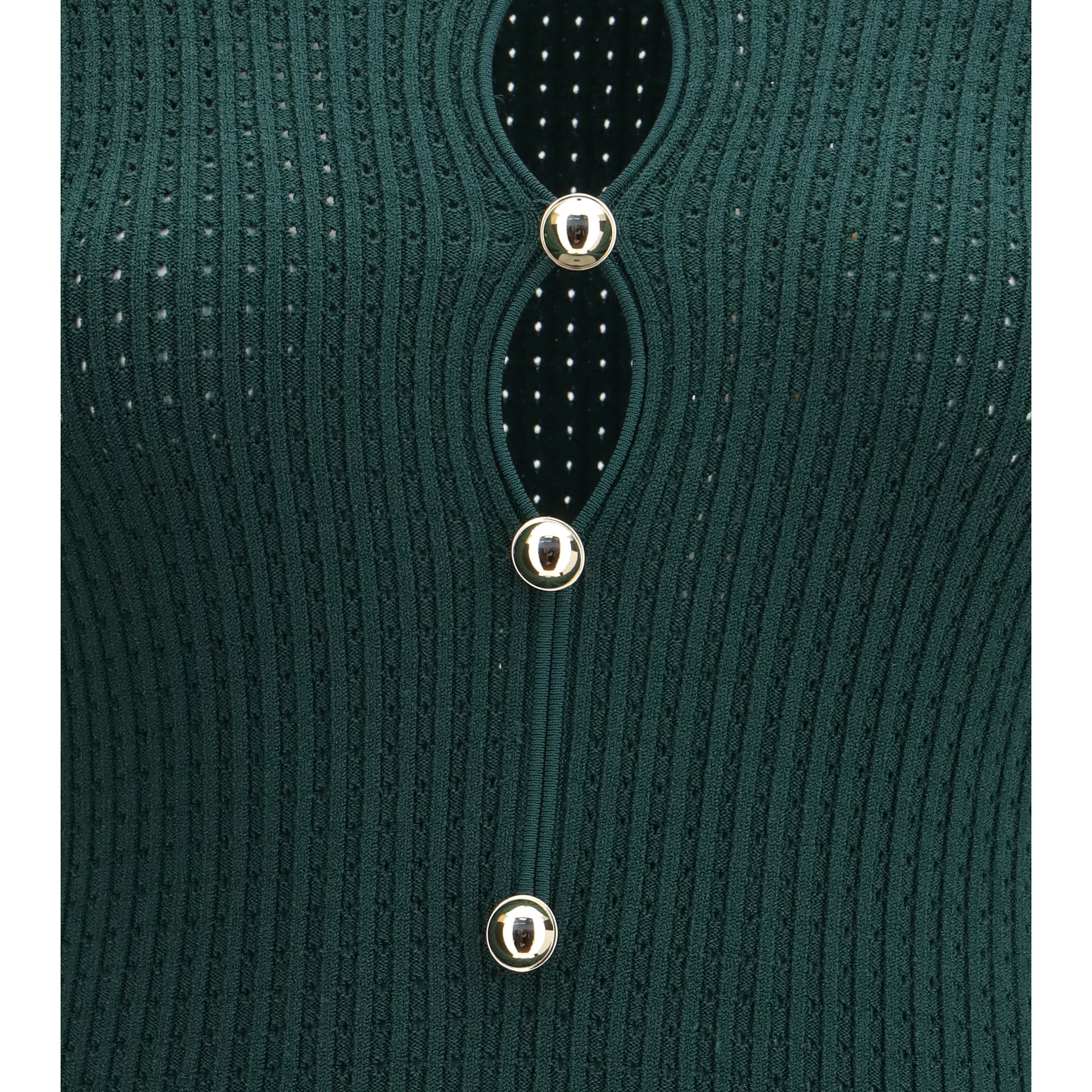 Keyhole knit midi Dress