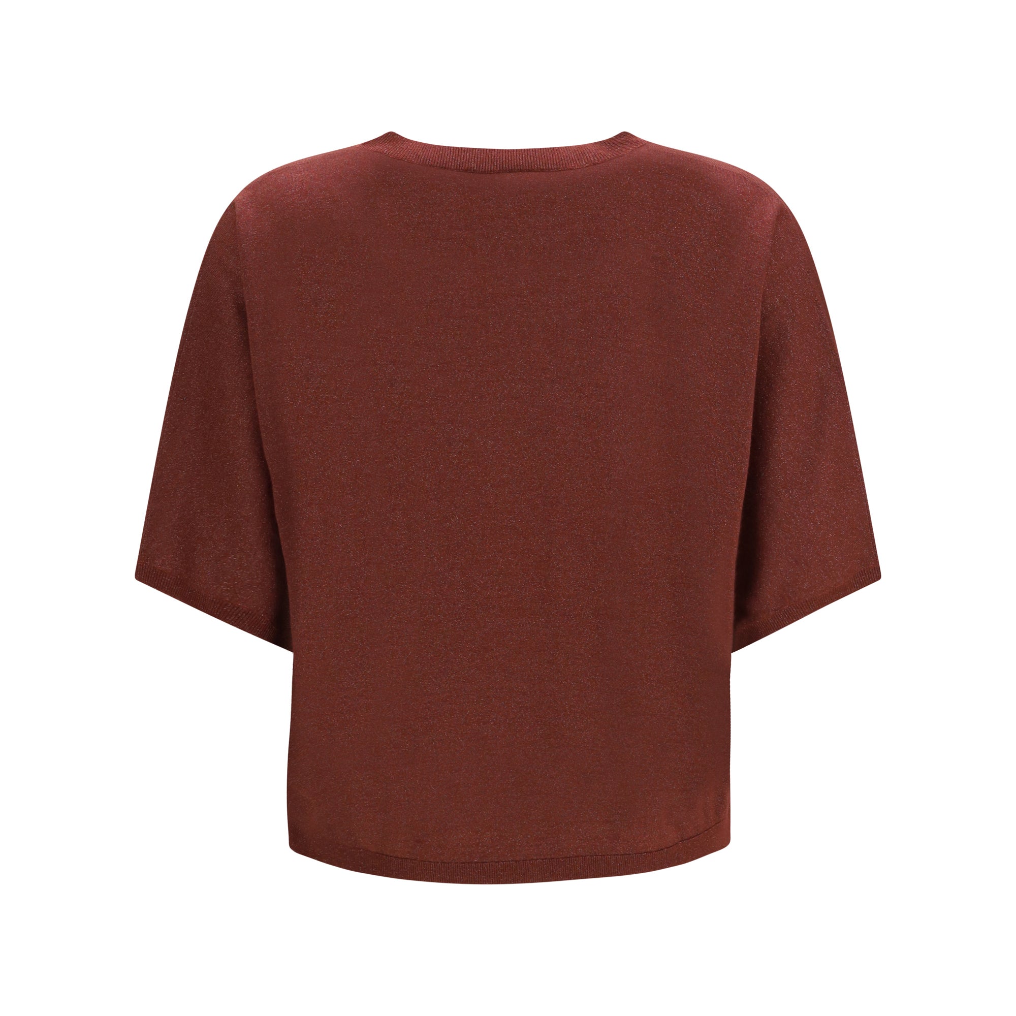 Short-sleeve cashmere and silk Sweater