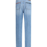 Jeans with floral details