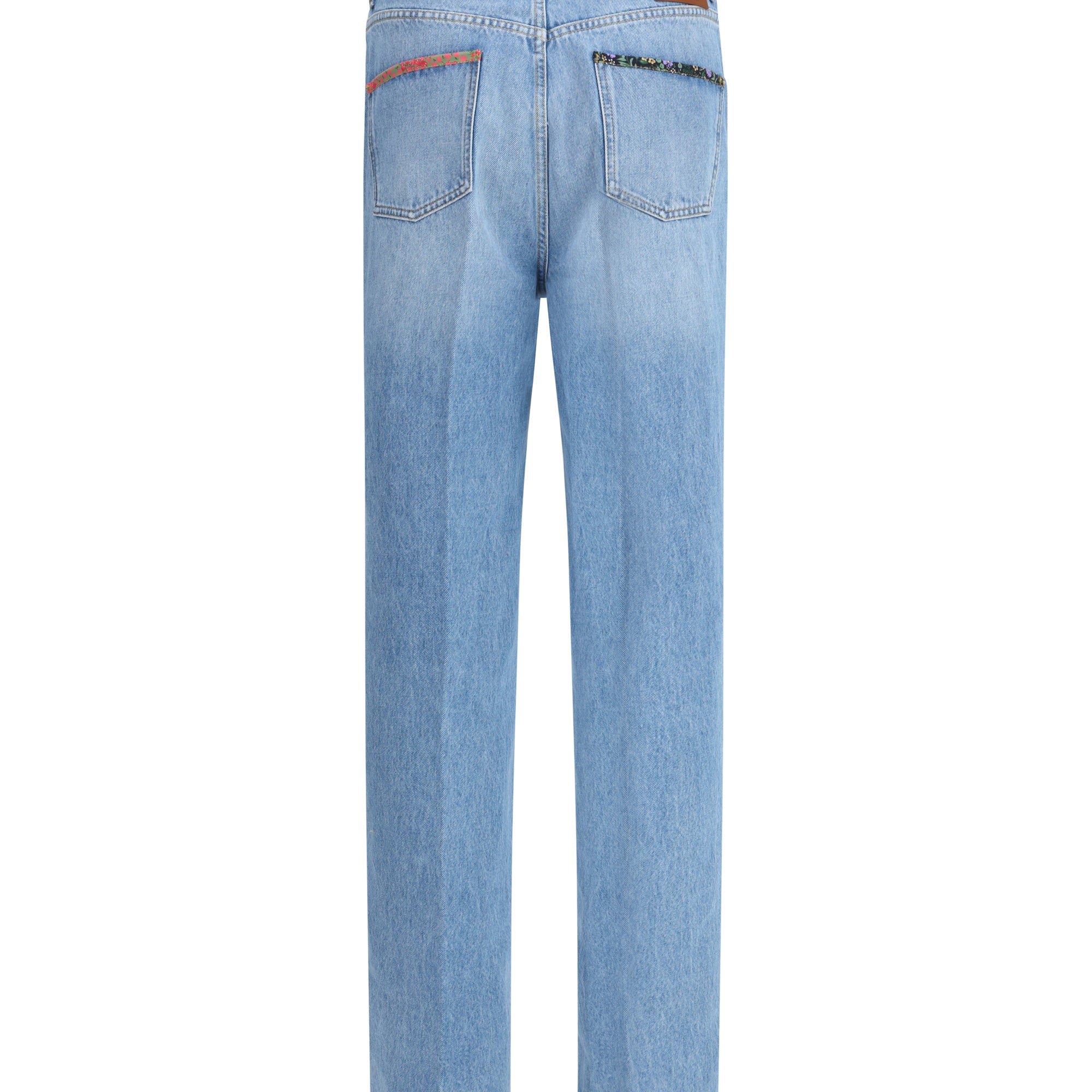 Jeans with floral details