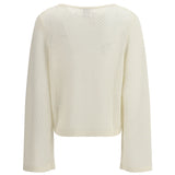 perforated boatneck Jumper