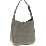 5 À 7 Supple Shoulder Bag in grained nubuck