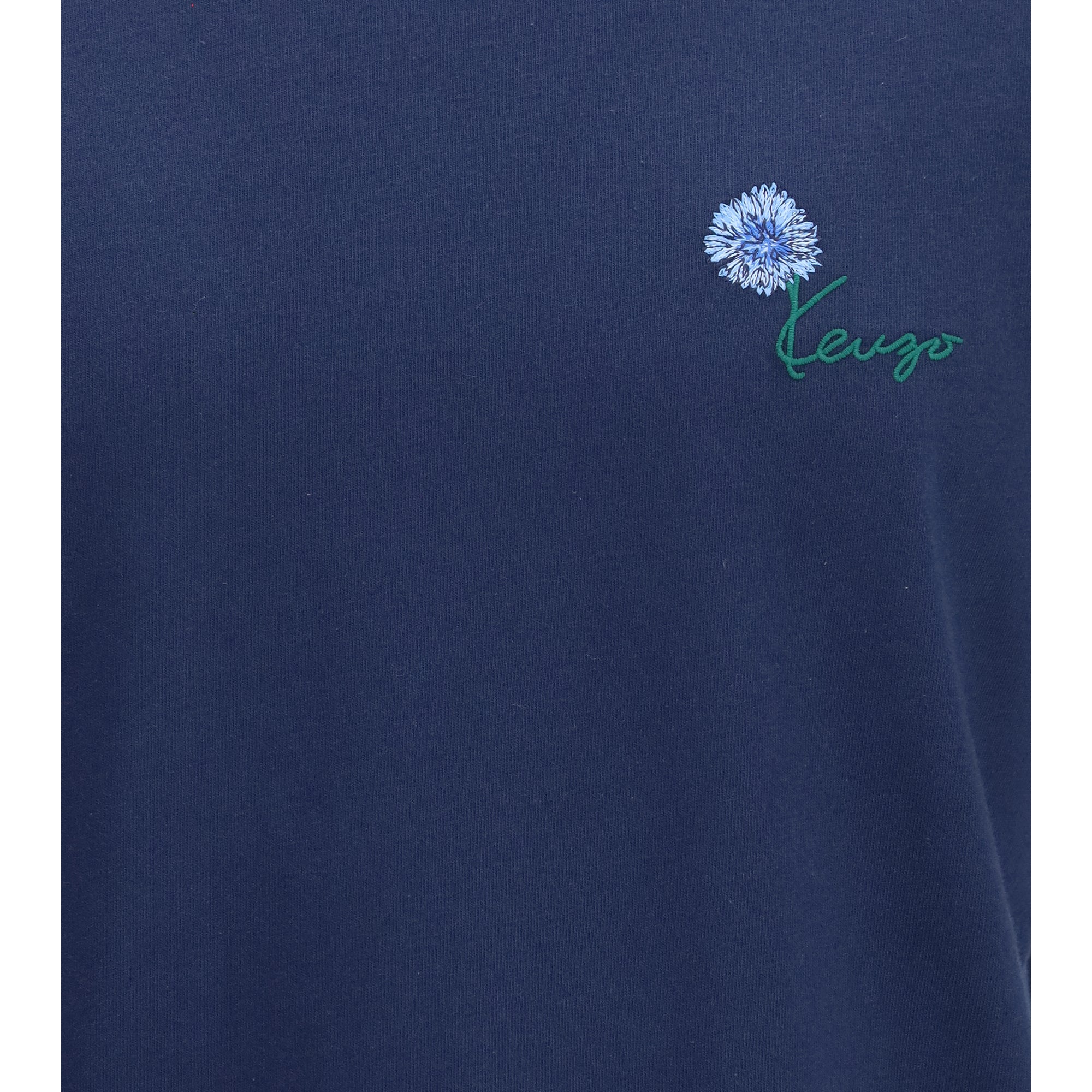 Kenzo Tulip embroidered cotton T-shirt