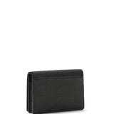 Ganni Bou Card Holder With Flap Grained