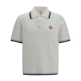 Short-sleeve bouclé Polo