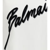 Balmain letter flock T-shirt