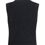 Wool Vest with graphic cherries