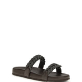 Leather Sandals with Precious Braided Straps