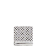 Silk Pochette with geometric pattern