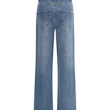 Straight-leg Jeans with all-over rhinestones