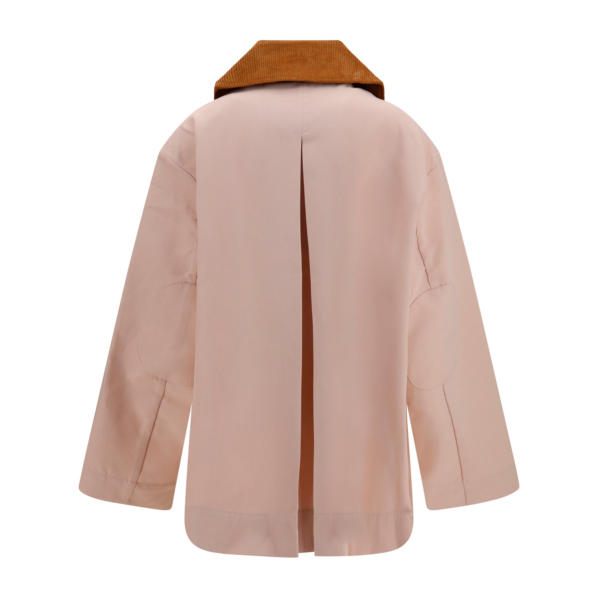 Twill Jacket with suede details