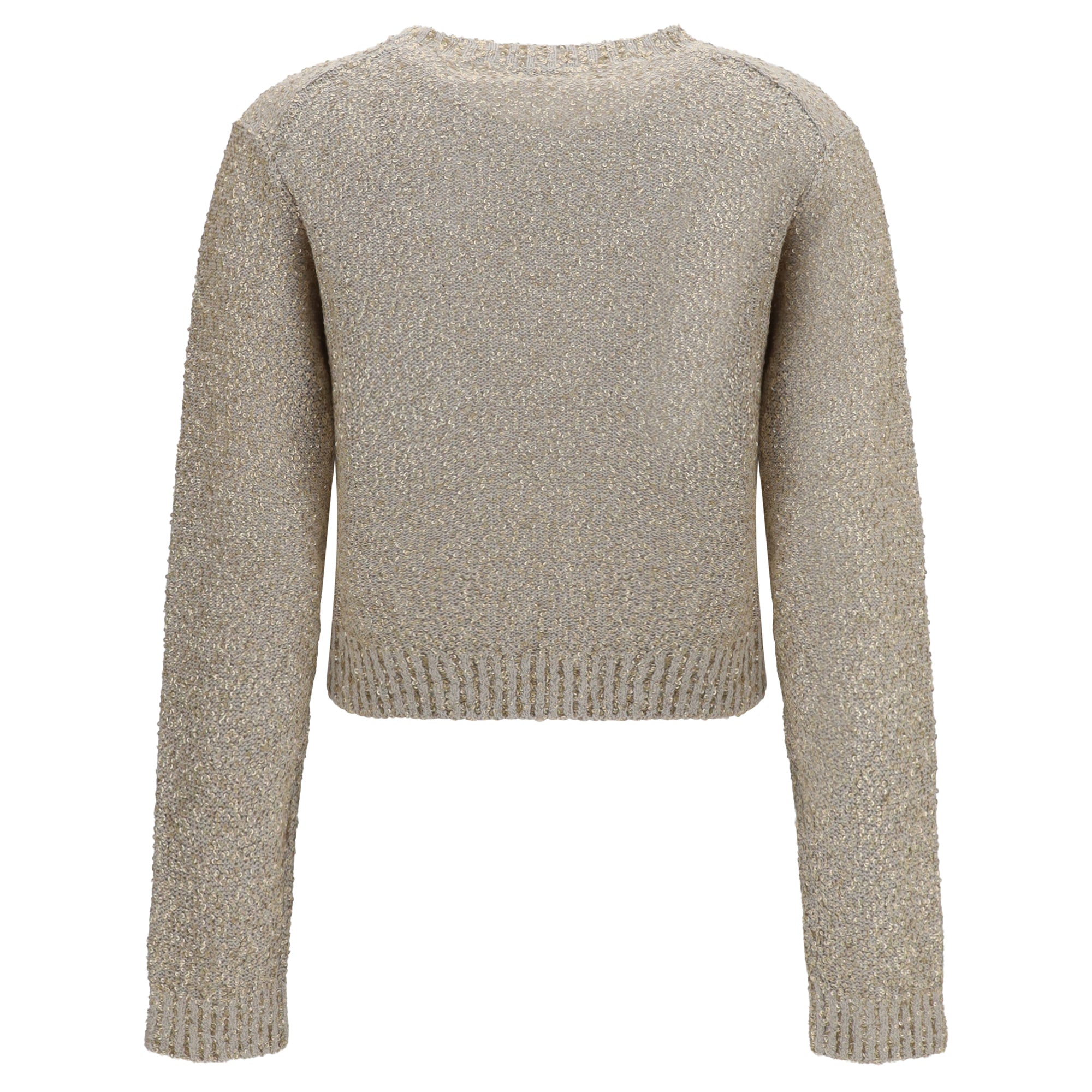 Long-sleeve sequin Sweater
