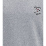 Melange fabric T-shirt