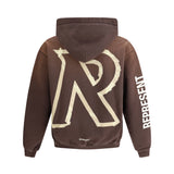Logo Hoodie with tape effect