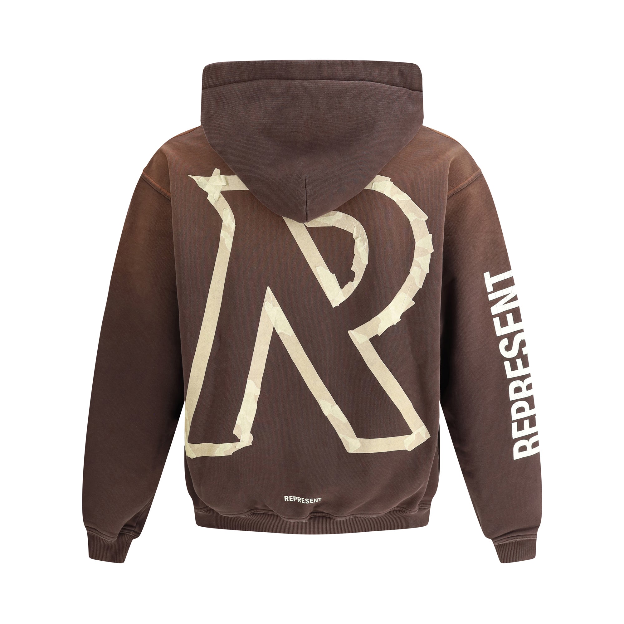 Logo Hoodie with tape effect