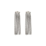 Glass and silver Earrings