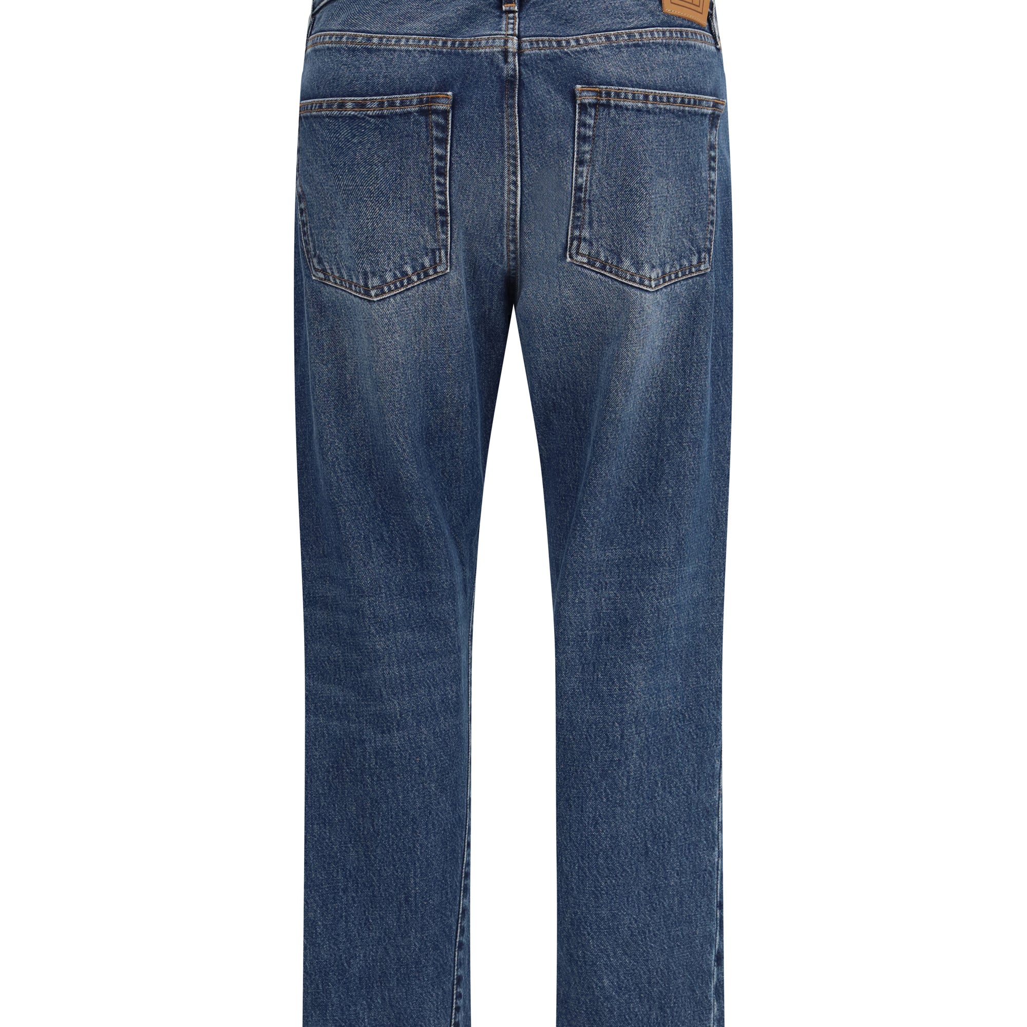 Washed Twisted Seam Jeans