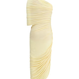 Draped Midi Dress