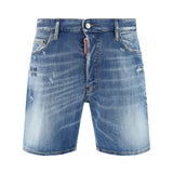 Marine Denim Shorts