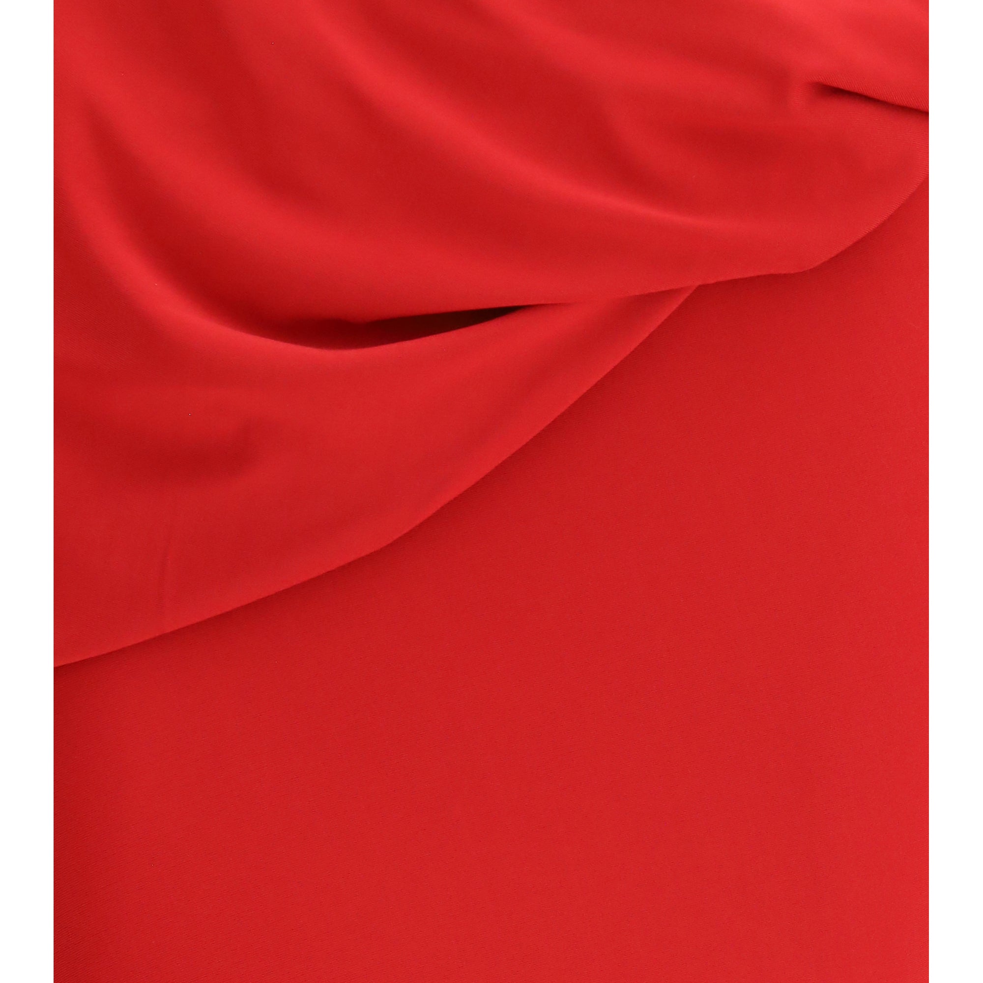 Long open-back Dress with high neck