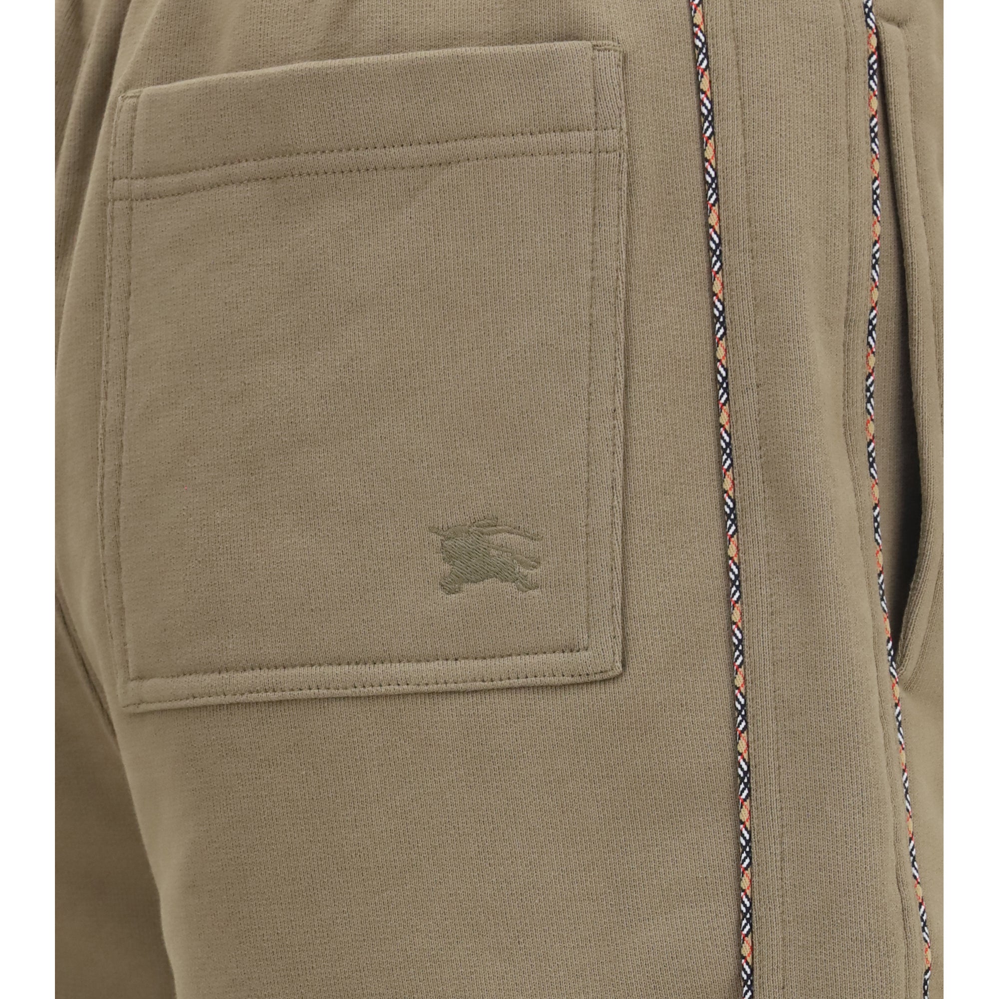Cotton Shorts with Check trims