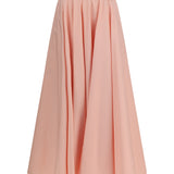 Long circular Skirt in cotton poplin